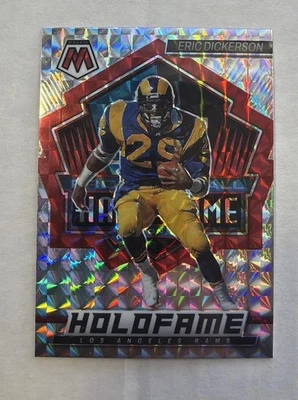 2022 Panini Mosaic Eric Dickerson Holofame #HF-11 Silver Mosaic Prizm Rams - Image 1 of 2