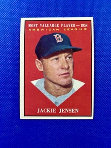 1961 Topps #476 Jackie Jensen Boston Red Sox mid-level EX+ B61#476B2 - Picture 1 of 2