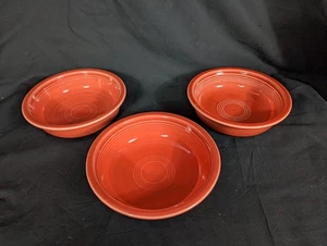 3er Set Fiestaware Fiesta HLC USA Suppe Müslischale 6 7/8" Persimone nicht mehr produziert - Bild 1 von 7