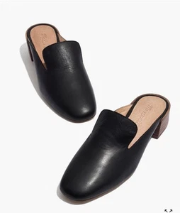 Mocasín Madewell The Willa Mule True negro tacón mujer talla 6,5 - Imagen 1 de 13
