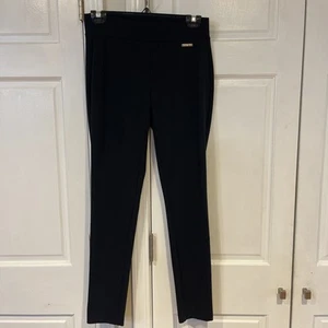 Michael Michael Kors Black 1.5 Inch Elastic Waistband Skinny Leg Leggings Size S - Picture 1 of 11