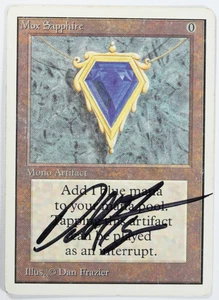 Mox Sapphire Magic Karte Power 9 Unlimited MTG Reserved List - Bild 1 von 11