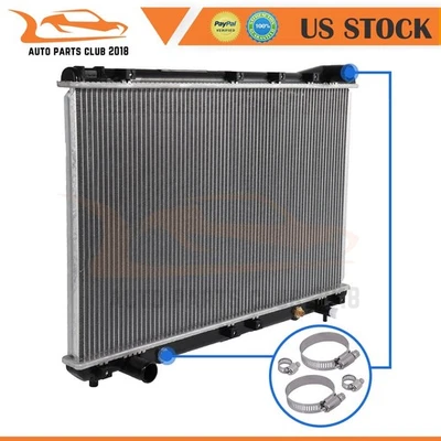 1746 Radiator Fits 1995-1996 Lexus ES300 Toyota Avalon w/ Universal Hose Clamps Foto 1 de 4