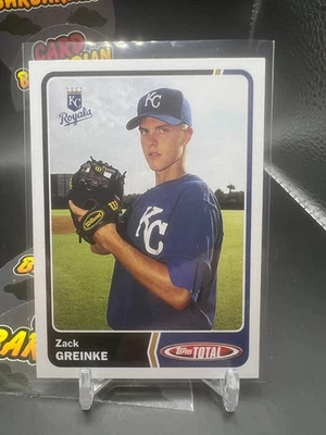 Zack Greinke 2003 Topps Total #173 Kansas City Royals novato casi nuevo Foto 1 de 2