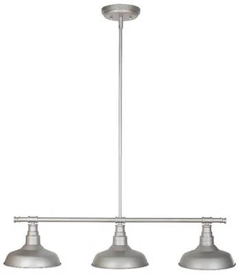 Colgante Design House 520379 Kimball 3 Luces 37"W Multi Luz - Galvanizado Foto 1 de 4