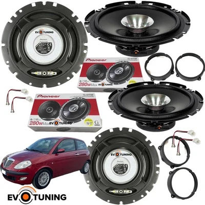 PIONEER EVOTUNING - NO HERTZ Kit 4 Casse Altoparlanti Anteriore e Posteriore PIONEER per Lancia Ypsilon 843