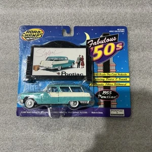 Road Champs 1955 Pontiac Safari Station Wagon / Favoloso anni '50 / 1:43 / Teal T82 - Foto 1 di 10