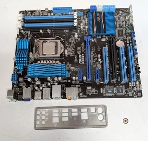Placa madre Asus P8P67 Socket 1155 (LGA1155) DDR3 con placa posterior y CPU - Imagen 1 de 5