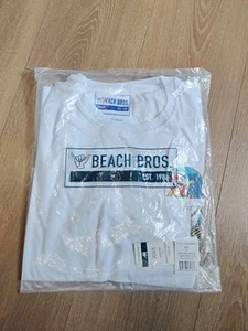 Beach Bros T Shirt M.. Men's Embroidered Surfing Santa-Suprise NEW - Picture 1 of 6