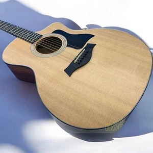 Taylor 114Ce Acoustic-Electric Guitar Natural - Includes Gig Bag - Picture 1 of 19