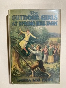 THE OUTDOOR GIRLS AT SPRING HILL FARM by Laura Lee Hope HBDJ 1927 FIRST EDITION - Picture 1 of 7