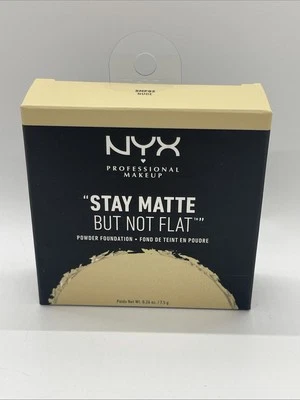  NYX • STAY MATTE  • BUT NOT FLAT  Powder Foundation " NUDE  "  0.26 oz SEALED  - Image 1 of 4