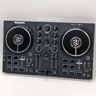 Numark Party Mix II DJ controller 2-channel decks mixer light audio interface - Image 1 of 4