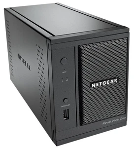 Netgear ReadyNAS Duo RND2000, (ohne Festplatte), eSATA / Ethernet / USB 2.0 - Bild 1 von 2