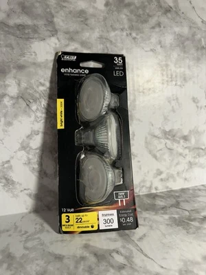 Feit Electric 35-Watt MR16 LED Bulb Bright White 300 Lumens (3-Pack)  A14 - Image 1 of 4