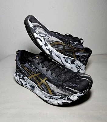 Zapatos para correr ASICS NOOSA TRI 13 colores de inyección negros oro puro para mujer talla 7,5 Foto 1 de 4