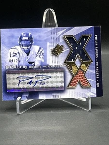2004 Phillip Rivers Spxciting Rookie Auto Jersey /25 RPA - Picture 1 of 2