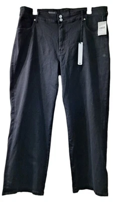 Nuevos Jeans KUT From The Kloth Mujer Talla 20W LUCY Doble Botón Tiro Alto Pierna Ancha Foto 1 de 4