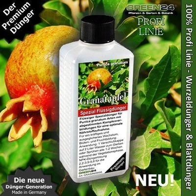 GREEN24 Granatapfel-Dünger NPK für Punica granatum, Grenadine Pflanzen - HIGH-TECH -