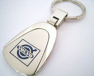 VOLVO KEY CHAIN RING FOB S40 S60 S80 V60 XC60 XC40 T5 T6 2020 2021 CHROME NEW - Foto 1 di 1