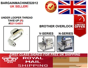 MÁQUINA DE COSER BROTHER N&V SERIE OVERLOCK UNDER LOOPER ROSCA TOMA R S21134 - Imagen 1 de 4