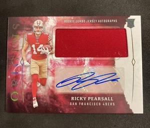 2024 Panini Origins Ricky Pearsall RC Rookie Jumbo Jersey Autographs 49ers - Picture 1 of 2
