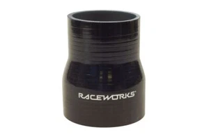 Raceworks 2.25-2.75" / 57-70mm Silicone Reducer - Black - Picture 1 of 1