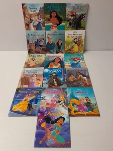 Lot of 16 Mini Disney Books Children's Books Aladdin Moana Snow White - Picture 1 of 7