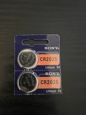 Batería de litio Sony CR2025 3V caducada 2033 - Vendedor de EE. UU. - Envío gratuito 2 un. Foto 1 de 2