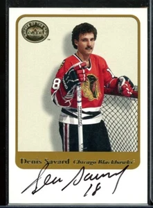 2001-02 Fleer Greats of the Game Autographs #22 Denis Savard - Picture 1 of 2