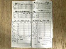 Milton Keynes Lightning v Cardiff Devils, Team Sheet - 2017/18 Elite League