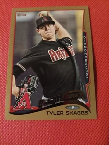 2014 Tyler Skaggs Topps Gold Rookie Card RC /2014 Diamondbacks #63 Angels - Bild 1 von 2