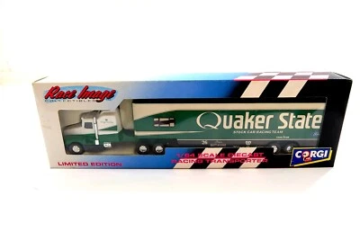 Corgi QUAKER STATE Race Image 1:64 Scale Tractor Trailer Racing Transporter 1993 - Image 1 of 4