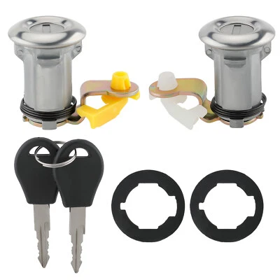 Juego de cerradura de puerta para camioneta Nissan 1984-1998 1,8 L l4 GAS OHV con llave lado izquierdo derecho Foto 1 de 4