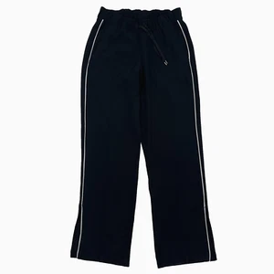Lululemon Womens 6 On The Right Track Pant Black Ivory Stripe Travel Athleisure - Picture 1 of 17