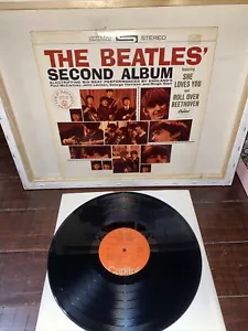 The Beatles "Second Album" (Capitol ST-2080) 1976 orange label Lp - Picture 1 of 9