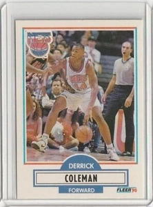 1990-91 Fleer Update Rookie Card #U-60 Derrick Coleman New Jersey Nets - Bild 1 von 1