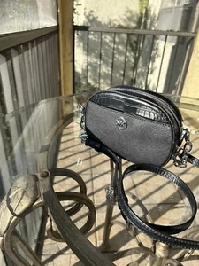 Michael Kors Small Women Leather Purse Crossbody Black Bag Handbag Shoulder Lady - Picture 1 of 24