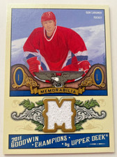 2011 Goodwin Champions Authentic Memorabilia Igor Larionov #M-IL NHL Hockey Card
