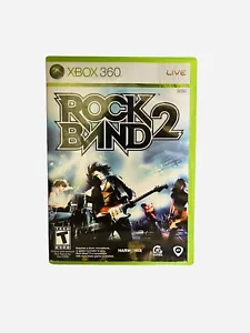 Rock Band 2 Xbox 360 Spiel Microsoft 2008 Musik Nirvana Bon Jovi Metallica Fun - Bild 1 von 4
