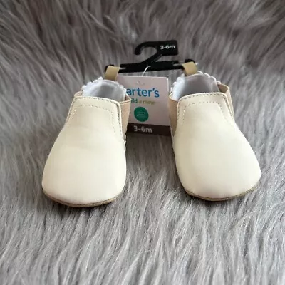 Carter's Child Of Mine Zapatos de Bebé Infantil Niñas Talla 3-6 Meses Botines Blancos Foto 1 de 4