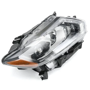 LED Headlight For 2014-2016 Nissan Rogue Headlamp Chrome Passenger Right Side - Picture 1 of 12