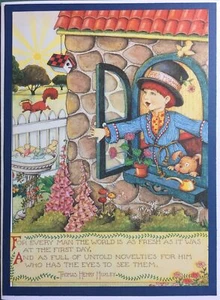 Mary Engelbreit Handmade Greeting Card-For Every Man The World - Picture 1 of 3