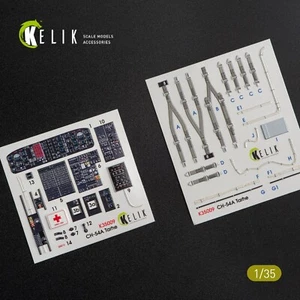 CH-54A Tarhe. Calcomanías interiores 3D (para ICM) escala 1:35 KeliK K35009 - Imagen 1 de 8