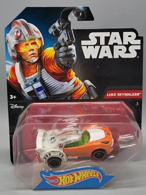 Hot Wheels - Star Wars ( Luke Skywalker ) Character Car - MATTEL - NEW - Image 1 of 4