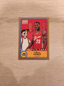 2003 Topps Bazooka - LEBRON JAMES RC Rookie GOLD Parallel CLE Cavaliers 🐐🔥RARE