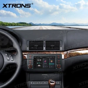 XTRONS PX7346BL Autorradio BMW E46 Navegador GPS Android 13 Wi-Fi 4G Carplay - Imagen 1 de 17