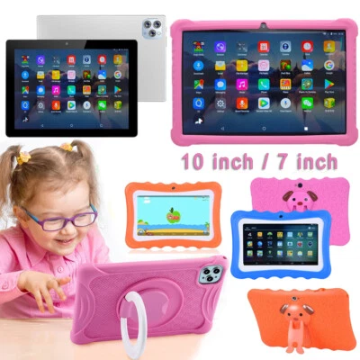 Tablet Niños 10 Pulgadas Android 12 WiFi Control Parental Doble Cámara Juguete Educativo Foto 1 de 4