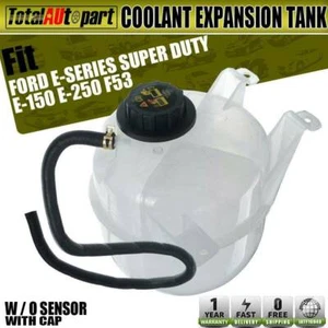 Coolant Expansion Tank w/ Cap for E-350 E-450 E-550 Super Duty F53 4C2Z8A080BC - Picture 1 of 7
