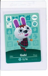 #156 Gabi Animal Crossing Amiibo Karte NEU! Nintendo Copy #156 156 Second Copy - Bild 1 von 2
